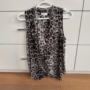 Babaton Silk Sleeveless Blouse Size S